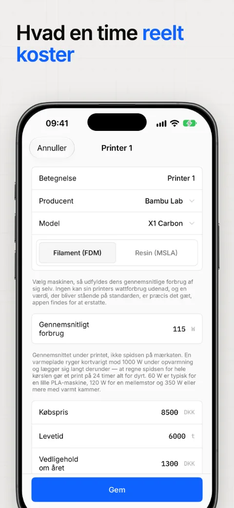 Hvad en maskintime reelt koster