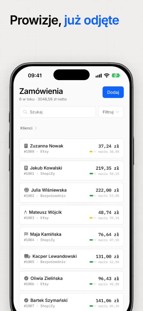 Prowizje, już odjęte