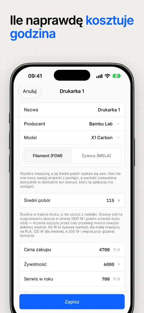Ile naprawdę kosztuje godzina pracy maszyny