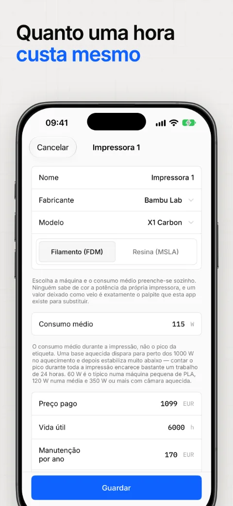 Quanto custa mesmo uma hora de máquina