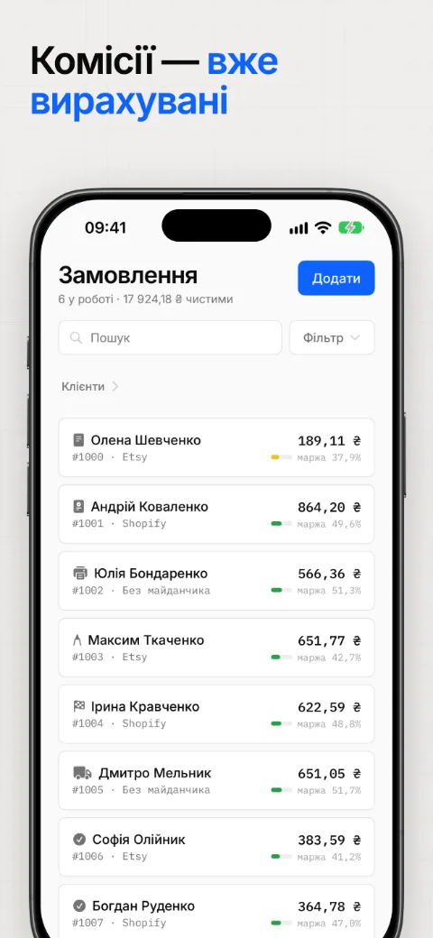 Комісії — вже вирахувані